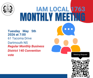 Notice for union meeting in may 2026